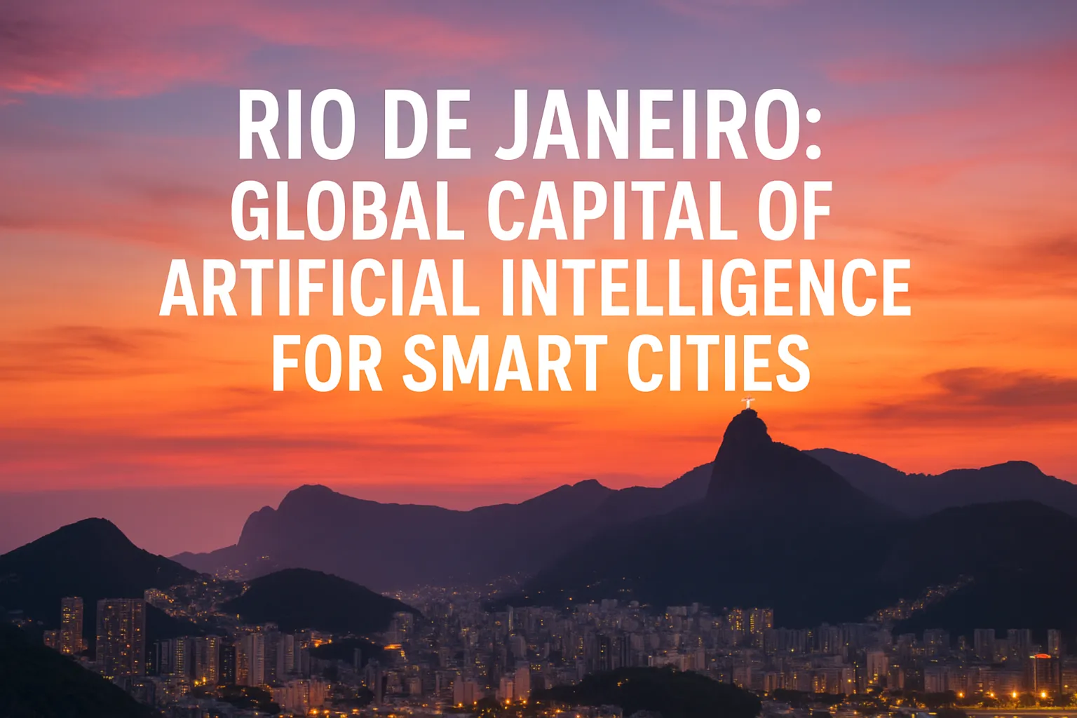 Rio de Janeiro, capital global da IA para Cidades Inteligentes